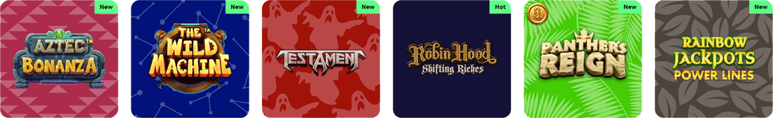 The games roster of 10Bet casino contains more than 600 titles