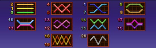 20 Super Hot Slot paylines