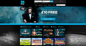 21.co.uk homepage