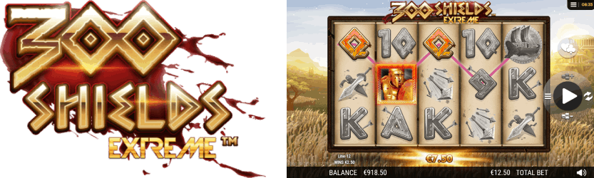 300 Shields Extreme slot is produced by NextGen Gaming