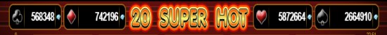 Jackpots in 40 super hot