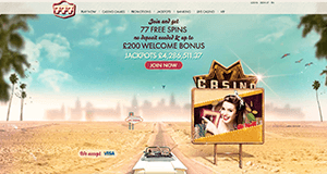 777 Casino homepage