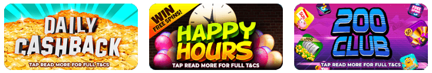 You'll find many daily deals and exciting ongoing promotions at Amazon Slots Casino