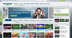 Bet-at-home Casino homepage