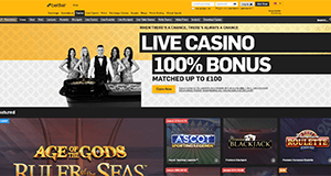 Betfair Casino homepage