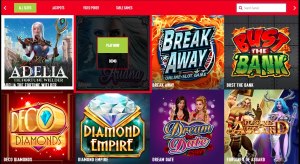 More than 100 slots are available at BetVision Casino