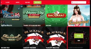 BetVision Casino offers the traditional Texas Hold’Em, roulette and blackjack