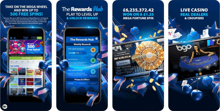 BGO Casino has an exclusive live casino games selection.