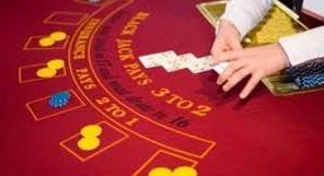 blackjack table