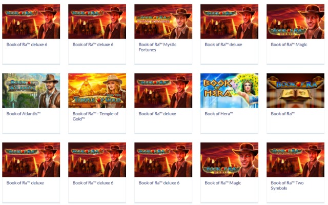 There are more than 20 sequel games in the Book of Ra slot saga