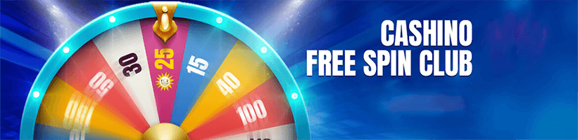 The Cashino casino Bonus Wheel gives you the chance to win many free spins