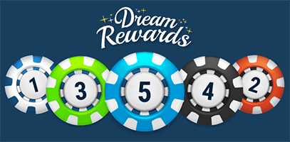 At Casino of Dreams you'll find many Daily Deals and an exclusive Loyalty Club