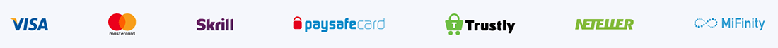 CasinoRoom supports many popular payment methods