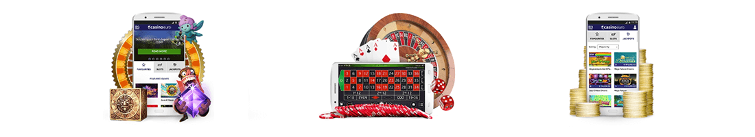 You can play on the go with CasinoEuro mobile casino and its dedicated mobile apps for Android and iOS