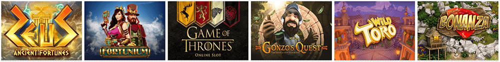 More than 500 titles at Casino Kings Games section