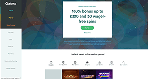 Casumo Casino homepage