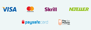 Many payment methods for deposit/withdrawal at Casumo Casino.
