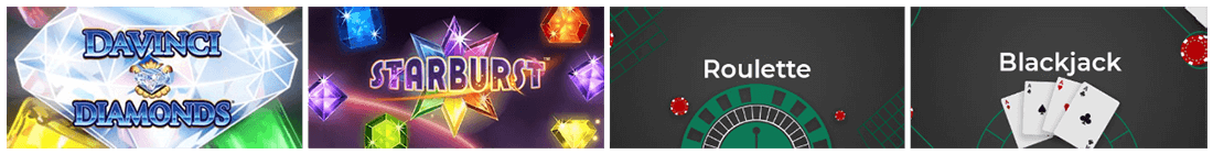 Exclusive collection of games at Chomp Casino