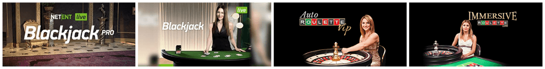 You can enjoy the high quality live dealer games at Chomp Casino