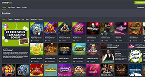Huge selection of quality games at ComeOn Casino.