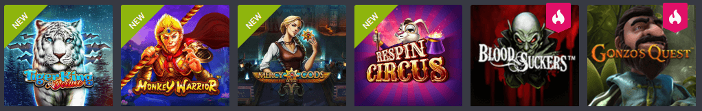 At ComOn Casino you'll enjoy a huge gaming library with popular titles.