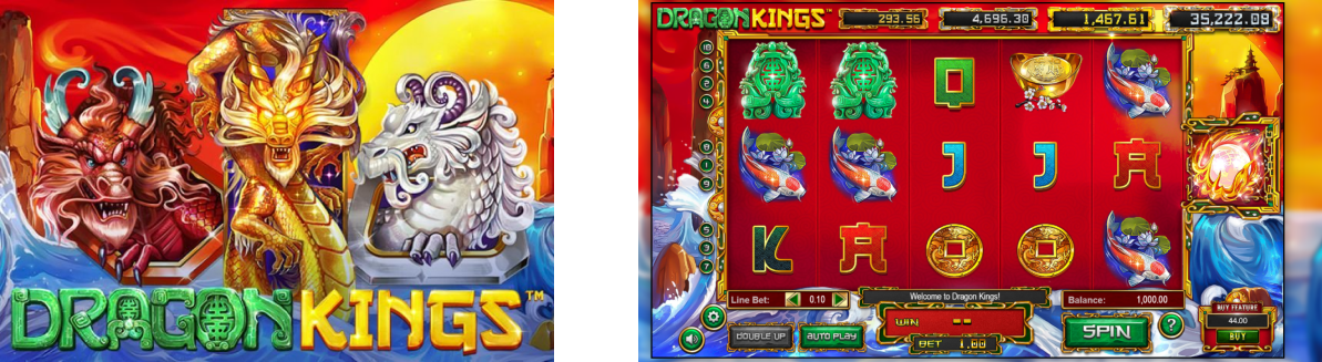 Dragon Kings is a slot game produced by Betsoft