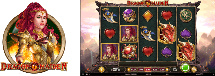 Dragon Maiden Slot is made by Play'n GO software