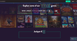 Dunder Casino has rich games selection