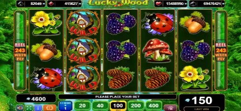 Lucky Wood Slot is a standard 5x3 pattern game