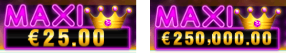 Maxi Jackpot in Electric Nights Slot
