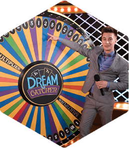 Dream Catcher is a money wheel game produced by Evolution Software
