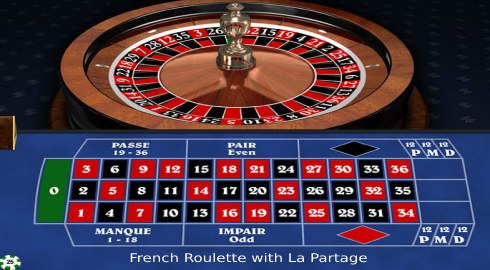 French Roulette with La Partage is a game developed by Evolution Software