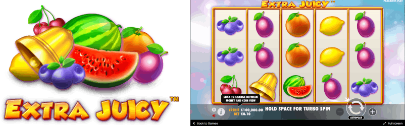 Extra Juicy slot has a classic 5x3 reel layout