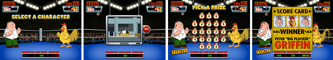 Family Guy slot - “Chicken Fight!”