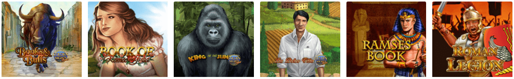 Up to 1,000 game titles at Get Lucky Casino.