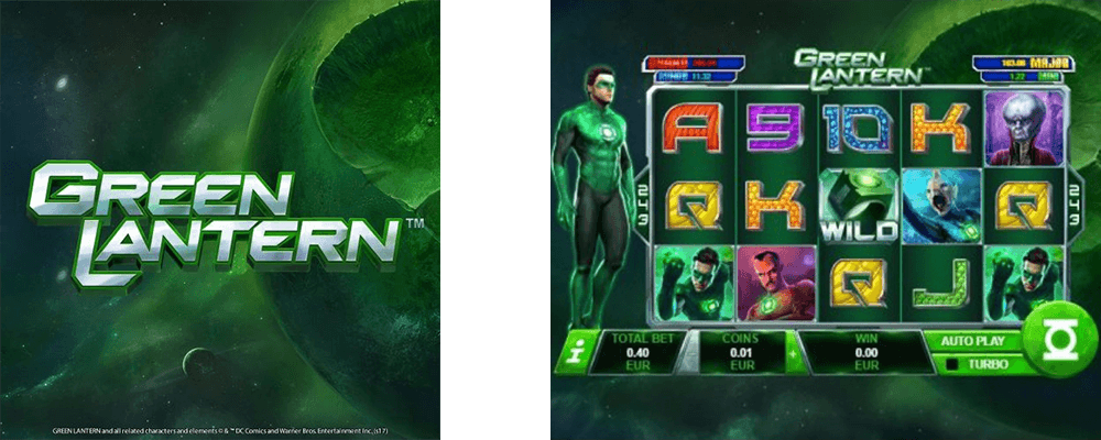 Green Lantern is a slot from Playtech with a 5x3 reel layout