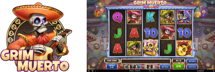 Grim Muerto slot is produced by Play'n GO