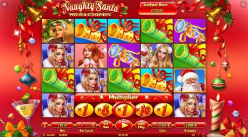 Naughty Santa Milk and Cookies is a five-reeled slot developed by Habanero