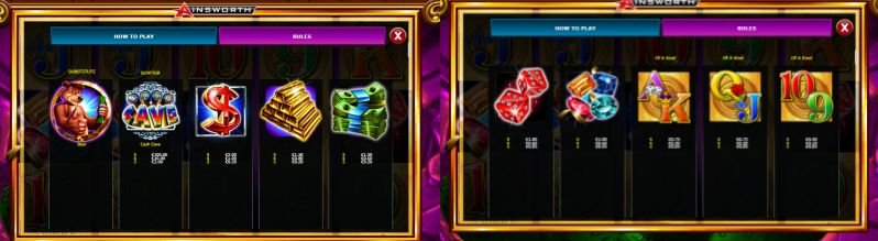 Features of the Cash Cave Slot Game