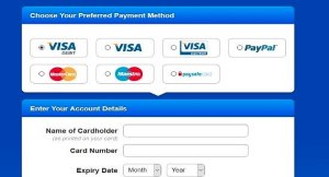 Jackpotjoy Casino offers several convenient ways of making deposits