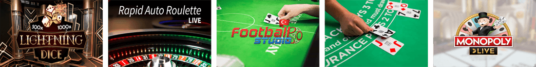 Jetbull hosts dozens of live casinos from the best providers