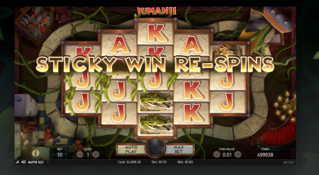 Jumanji Slot Re-Spins