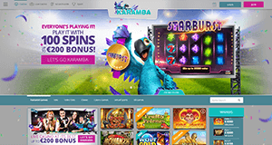 Karamba Casino homepage
