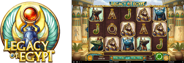 Legacy of Egypt Slot is developed by Play'n GO