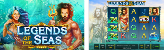 Novomatic's slot game Legends of the Seas