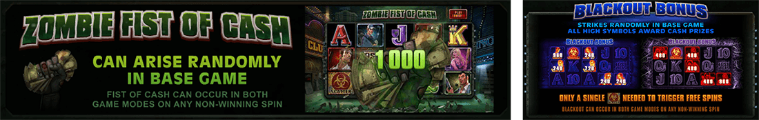 Lost Vegas - Zombie Fist of Cash and Blackout Bonus