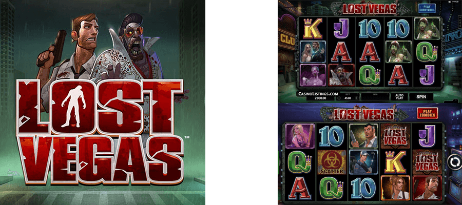 Lost Vegas slot by Microgaming has a 5x3 reel layout