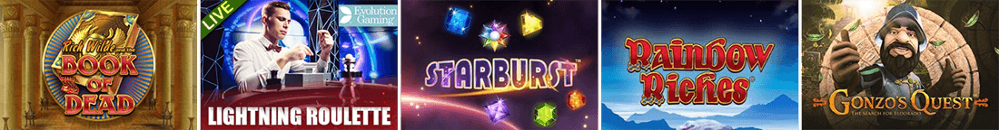 LuckyProCasino has big games collection from top software providers