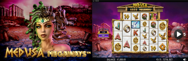 Medeusa Megaways slot is produced by NextGen Gaming