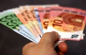 money in hand